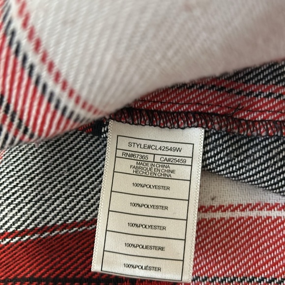 Bb Dakota Steve Madden Plaid Top Size M - Picture 4 of 5